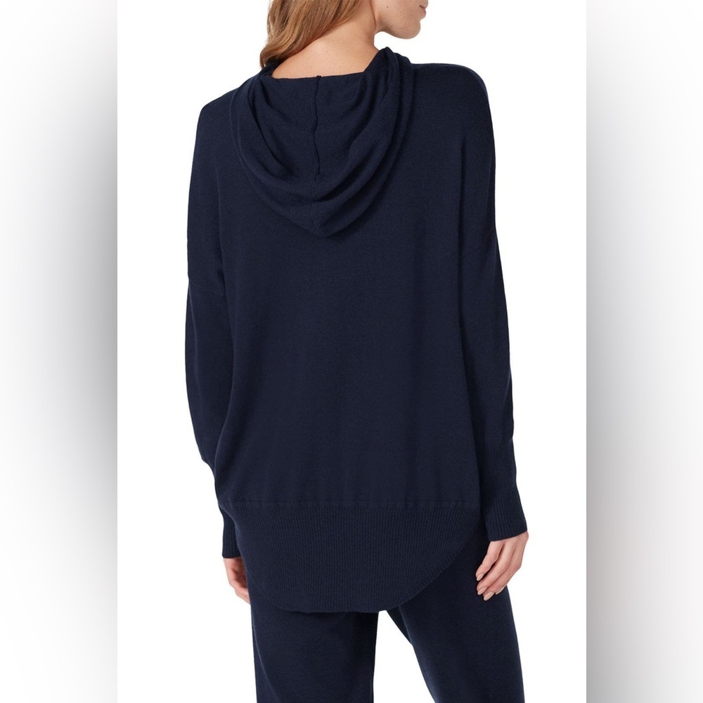 Natori Knit Hoodie Navy